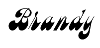 Brandy font