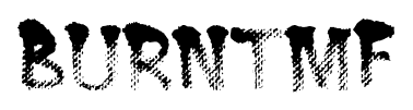 BurntMF font
