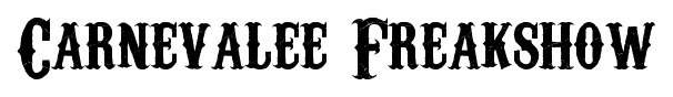 Carnevalee Freakshow font