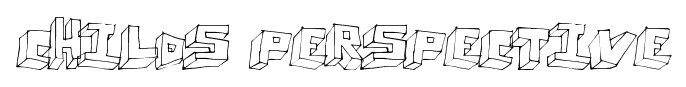 Childs Perspective font