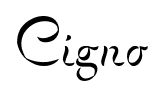 Cigno font