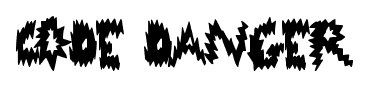 Code Danger font