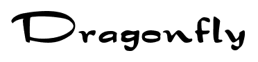 Dragonfly font