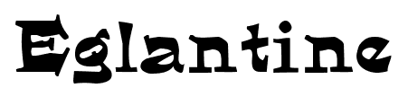 Eglantine font
