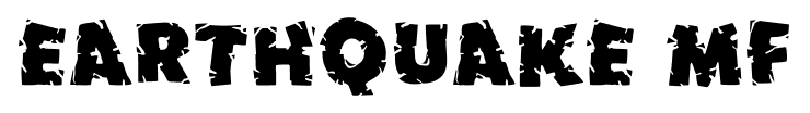 Earthquake MF font