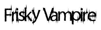Frisky Vampire font