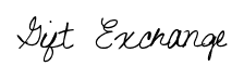 Gift Exchange font