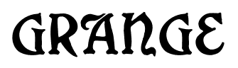 Grange font