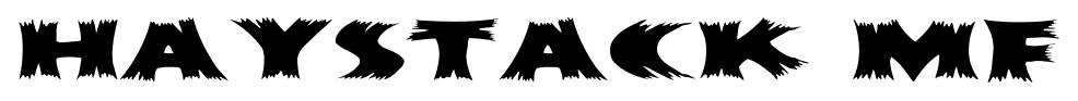 HayStack MF font
