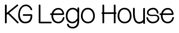 KG Lego House font