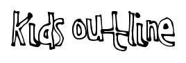 Kids Outline font