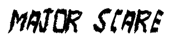 Major Scare font