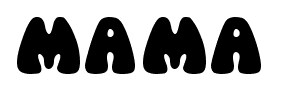 Mama font