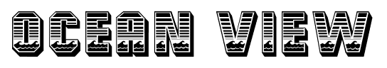 Ocean View font