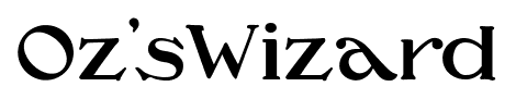 Oz’sWizard font