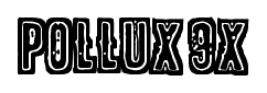 Pollux 9x font
