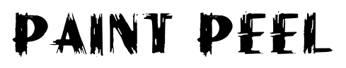 Paint Peel font