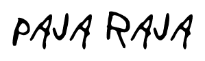 Paja Raja font