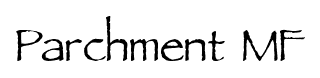Parchment MF font