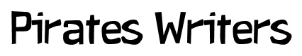 Pirates Writers font