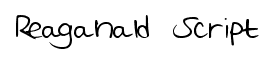 Reaganald Script font