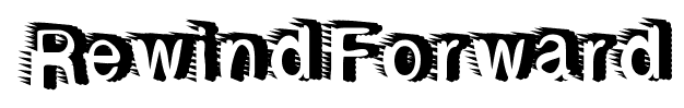 Rewind Forward font