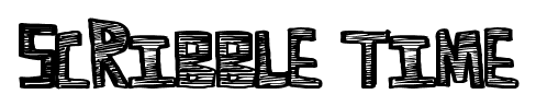 Scribble Time font