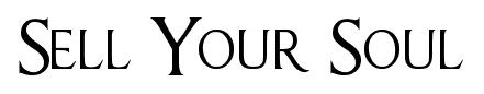 Sell Your Soul font