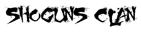 Shoguns Clan font
