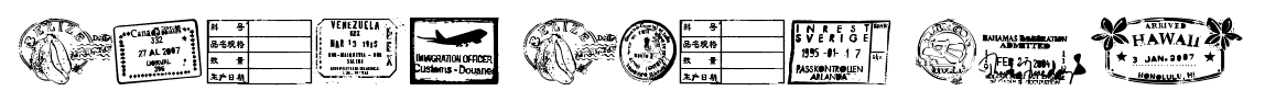 Stamp Seal TFB font
