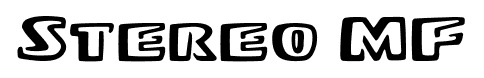 Stereo MF font