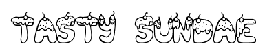 Tasty Sundae font