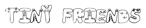 Tiny Friends font
