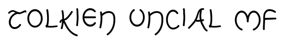 Tolkien Uncial MF font