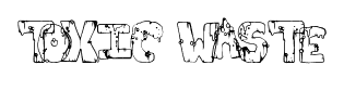 Toxic Waste font