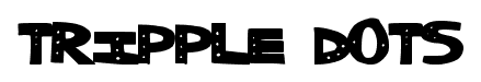 Tripple Dots font