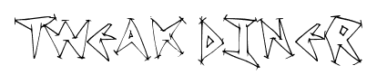 Tweak Diner font
