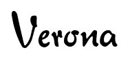 Verona font