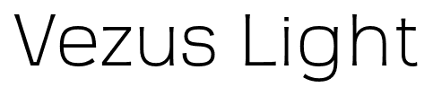 Vezus Light font