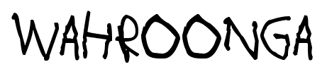 Wahroonga font