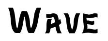 Wave font