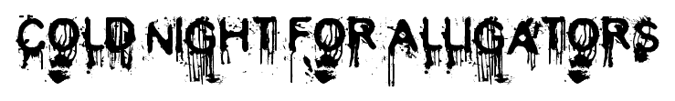 Cold Night for Alligators font