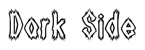 Dark Side font