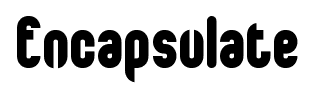 Encapsulate font