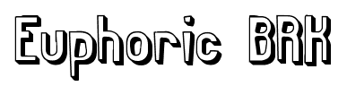 Euphoric BRK font