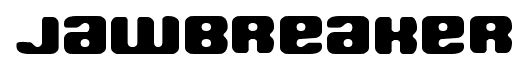 Jawbreaker font