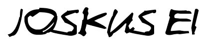 Joskus Ei font