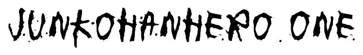 Junkohanhero One font