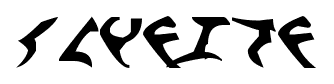 Klingon font