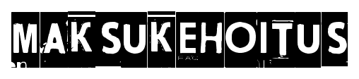 Maksukehoitus font